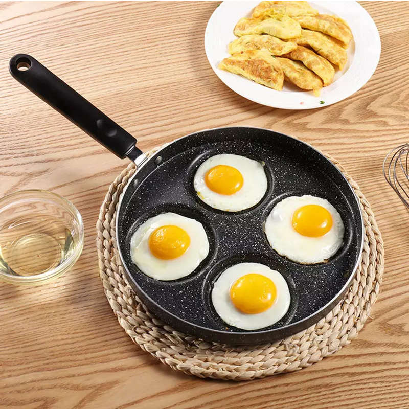 4 Hole Design Non Stick Frying Pan
