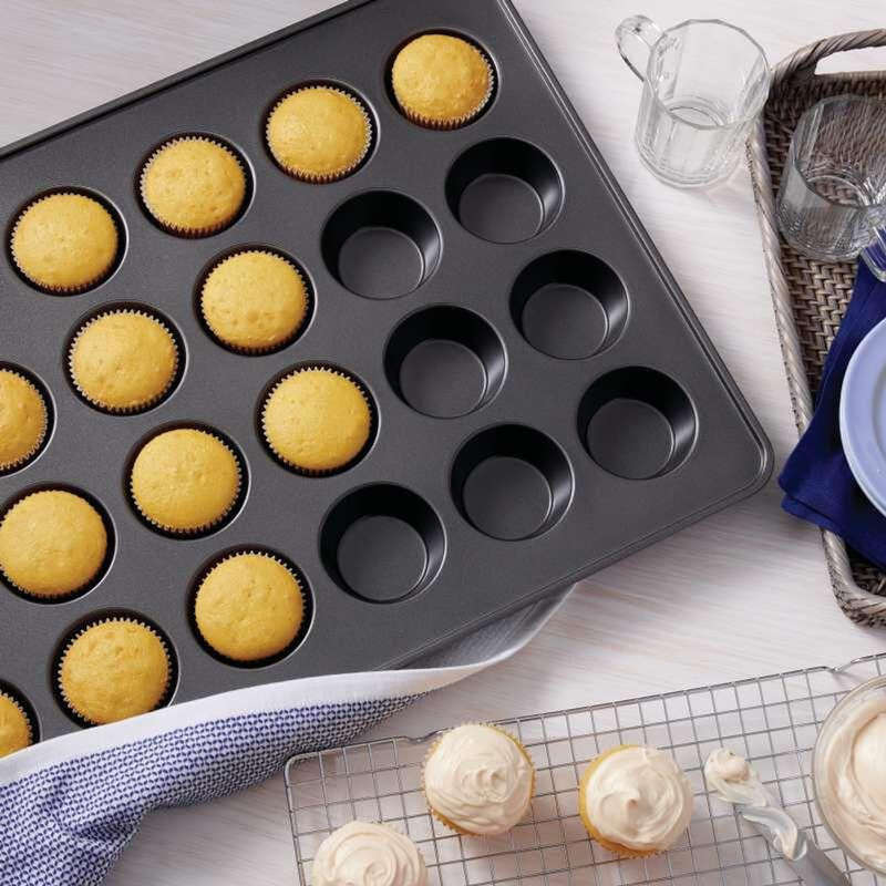 Non-Stick 24-Hole Cupcake Baking Pan