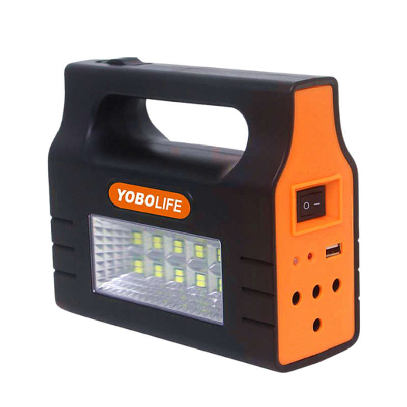 AOITS Multifunction Solar Lighting Kit PowerBank USB Charging Solar Panel  3 X LED Lights