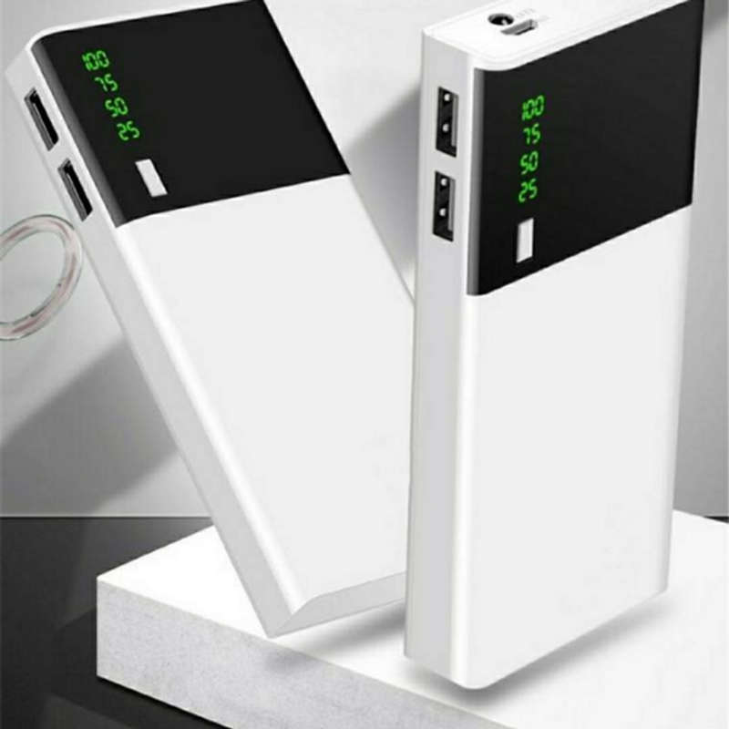 Power Bank with LED Flashlight 2 USB Charging ports 28600mah