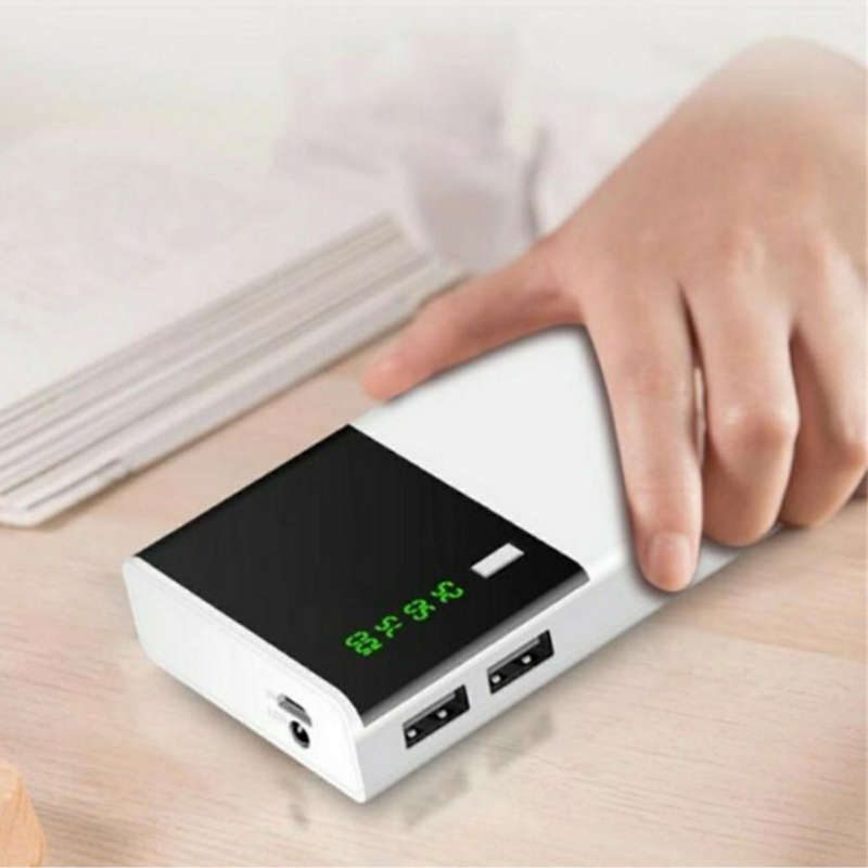 Power Bank with LED Flashlight 2 USB Charging ports 28600mah