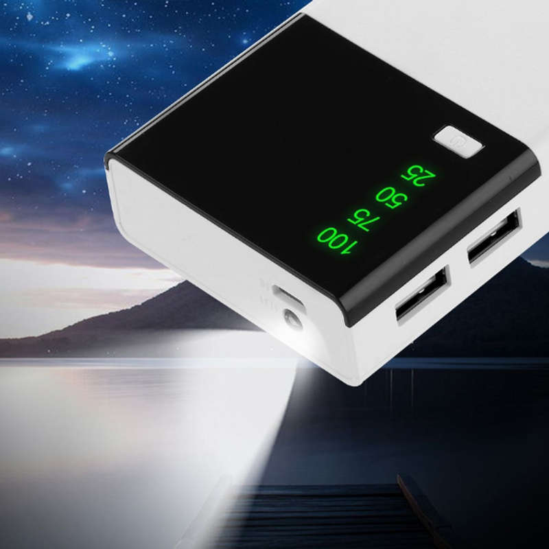 Power Bank 28600mAh Smart Powerbank with LED