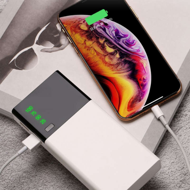 Power Bank 28600mAh Smart Powerbank with LED