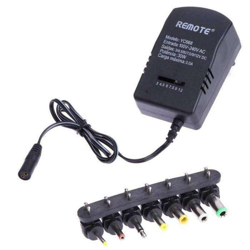 Bulk From 6//Fonte-Universal-Regulada-6-Plugs-3V-4.5V-5V-6V-7.5V-9V-12V-YC668