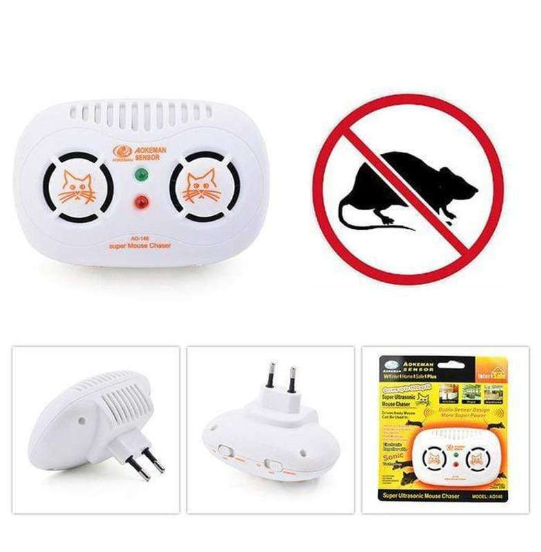Double Sensor Ultrasonic Rodent Chaser