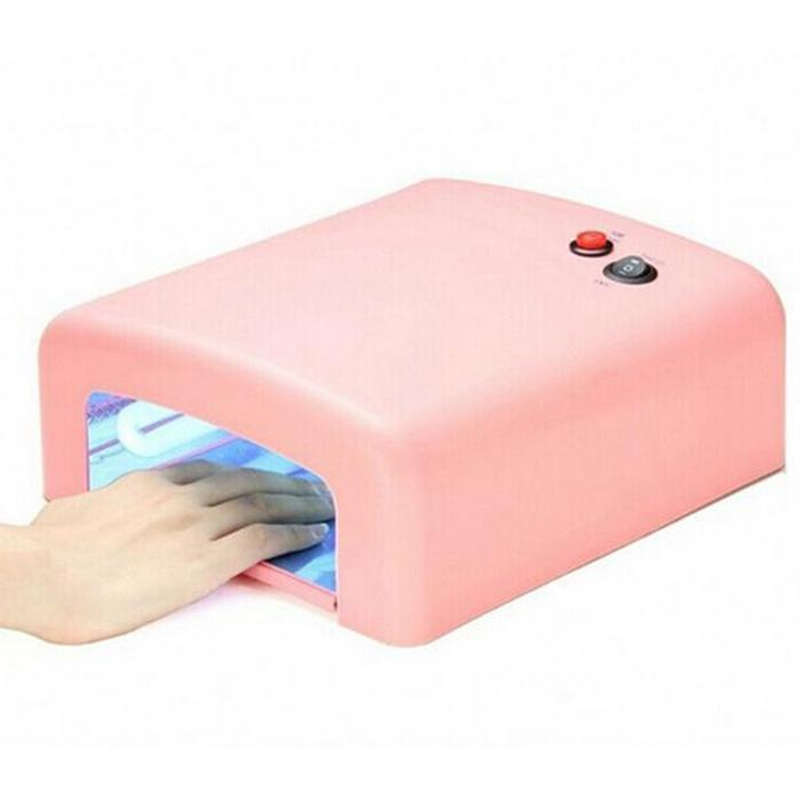Gel Nail Polish Dryer 36W UV Lamp Curing Light Nail Tools-Pink
