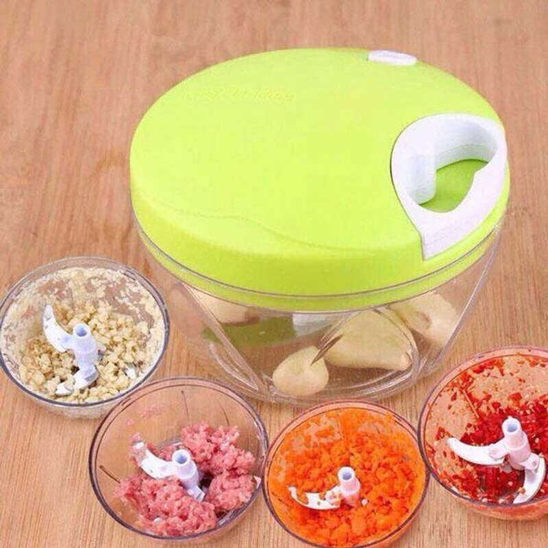 Easy Spin Food Chopper - Slice, Mince, Blend with Ease