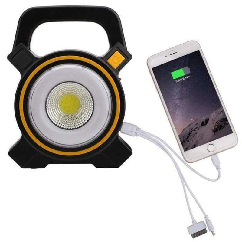 COB Work Light With USB Charging - Powerbank with Internal Lithium Battery Rechargeable