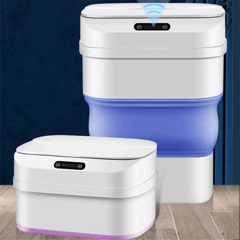 Smart Sensor Foldable Sensor Trash Can Dust Bin 17.5L Trash Bin Recycle Bin