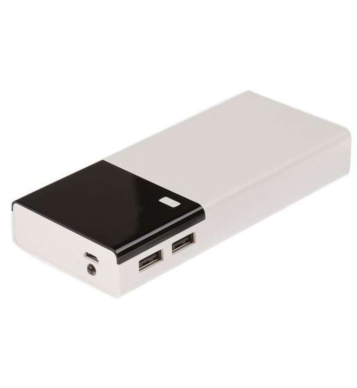 Power Bank with LED Flashlight 2 USB Charging ports 28600mah
