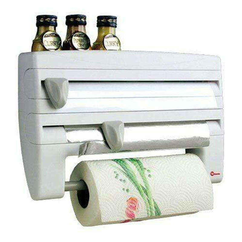 Roll n Roll 4In1 Roll 'n' Roll 4-in-1 Kitchen Roll Holder Dispenser