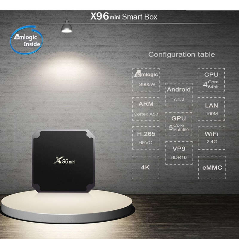 X96 mini 4K*2K UHD Output Smart TV BOX Player