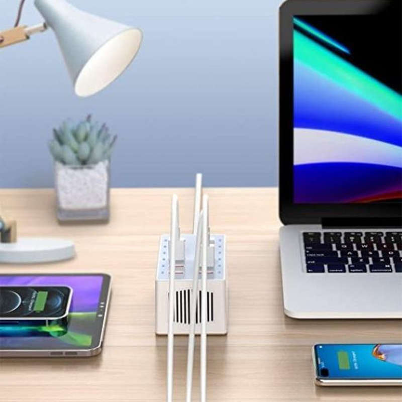 12 Port USB Charging Station Multi USB Charger Adapter Fast & Light Weight 60W 2.4A / 1A