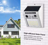 Solar Motion Sensor Light with Alarm
