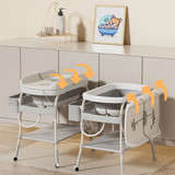 2 In 1 Baby Bathtub & Diaper Charging Table