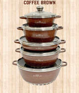 10 Piece Non-stick Pot Set