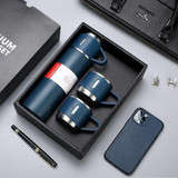 Double Wall Stainless Steel Vacuum Flask Set