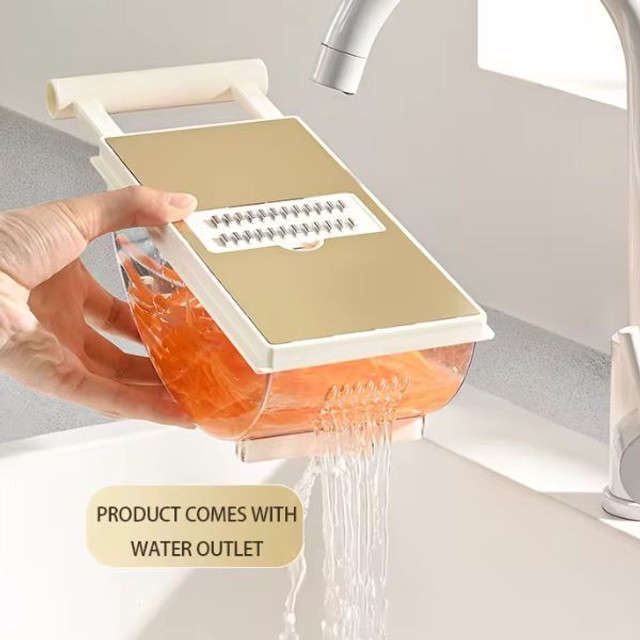 Multifunctional Vegetable Slicer with Container
