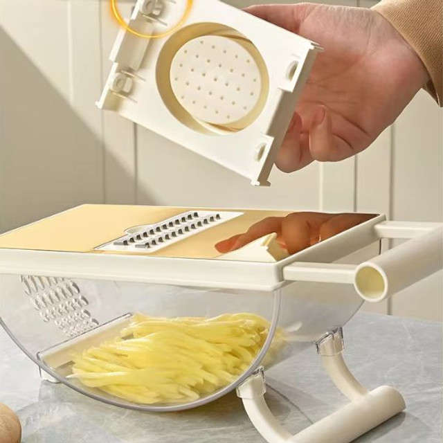 Multifunctional Vegetable Slicer with Container
