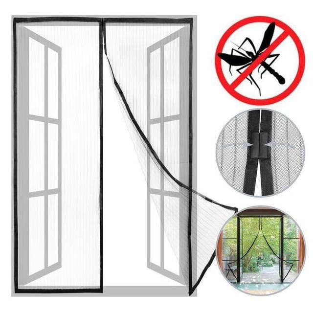 Magnetic Mesh Screen Door - Keep Bugs Out, Let Fresh Air In