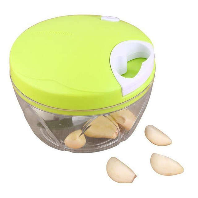 Easy Spin Food Chopper - Slice, Mince, Blend with Ease
