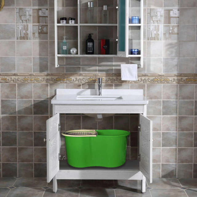 360° Microfibre Spin Mop Set with Washable Mop Head