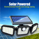 Split Panel LED Solar Wall Lamp