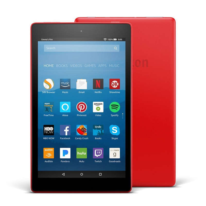 Amazon Kindle Fire HD 8" Tablet Bundle - includes case/cover and screen protector