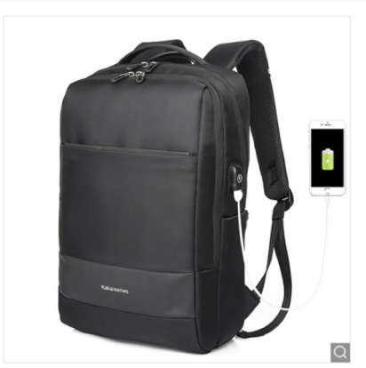 KAKA 511 Unisex Backpack Simple Travel Business Large Capacity  Black BF