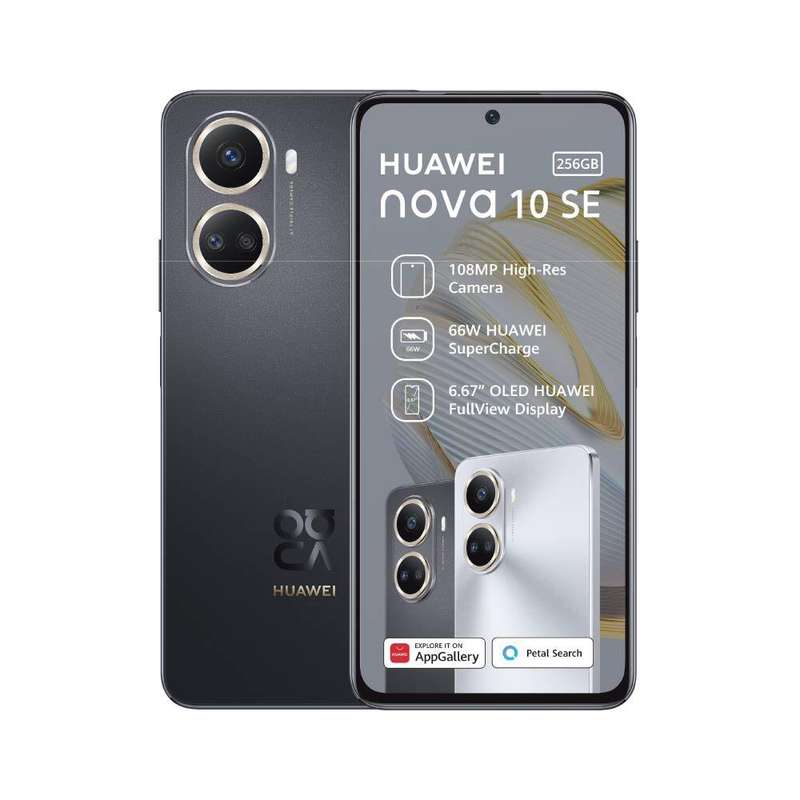 HUAWEI nova 10 SE 256GB (Dual SIM) - Black