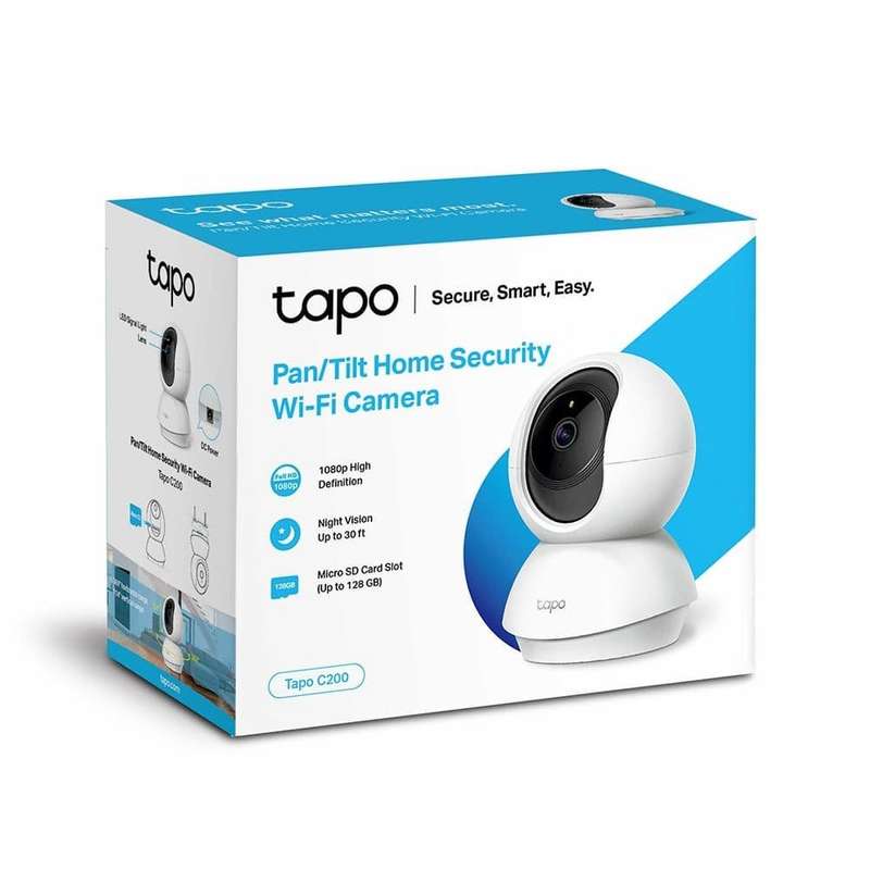 TP-LINK Tapo C200 Home Security WiFi (Pan/Tilt) Camera