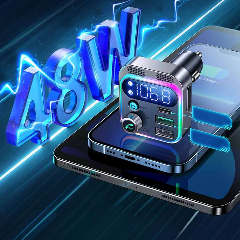 JOYROOM 48W Car Wireless FM Transmitter