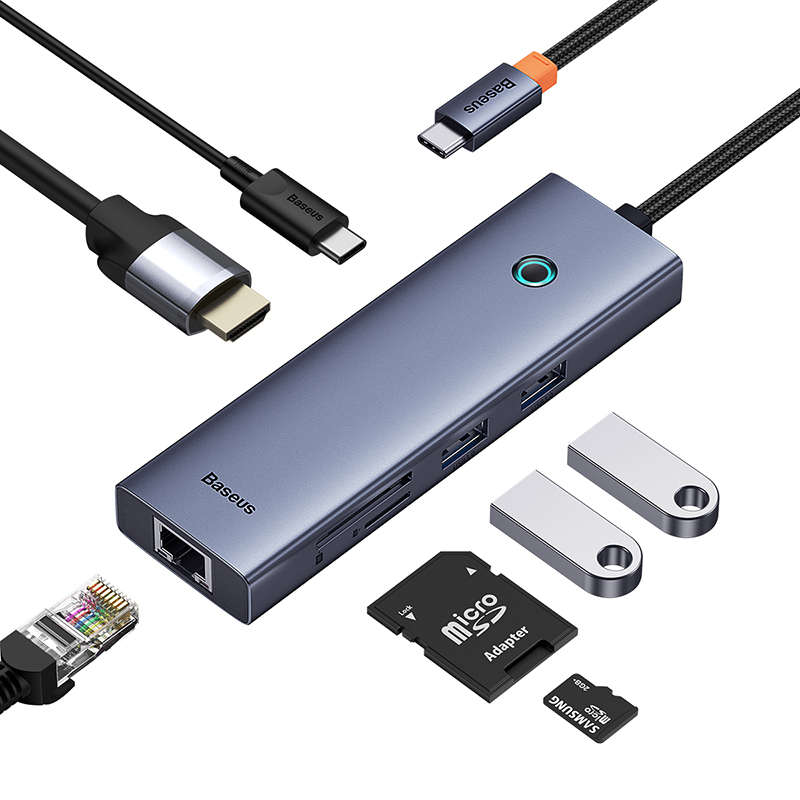 BASEUS Flite Series 7 Port Type C HUB Docking Station
