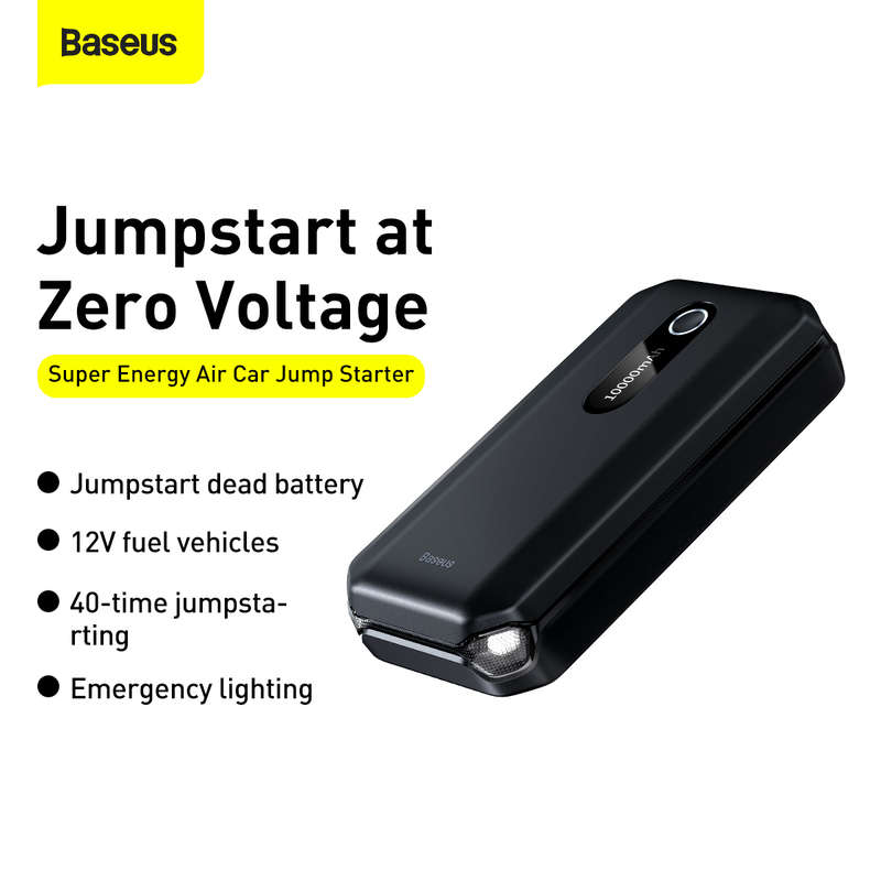 BASEUS Super Energy Air Series 12V DC and USB Car Jump Starter