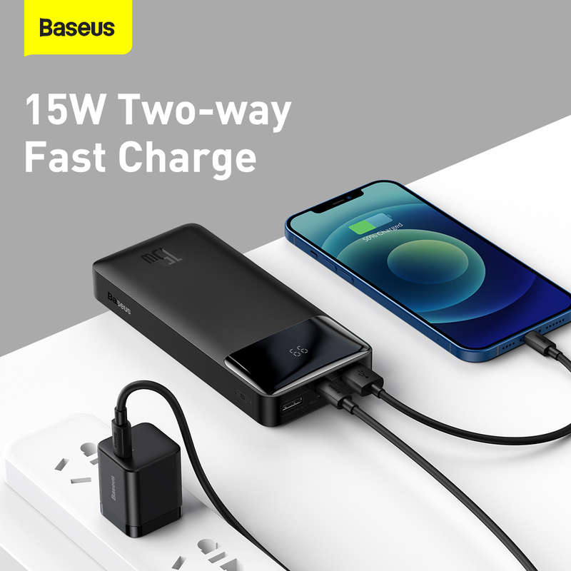 BASEUS Bipow Series Digital Display Power Bank 20000mAh 15W
