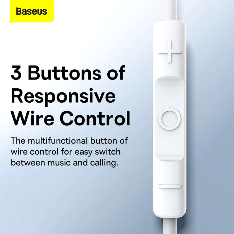 BASEUS C17 Encok Type-C In- Ear Wired Earphone with Remote