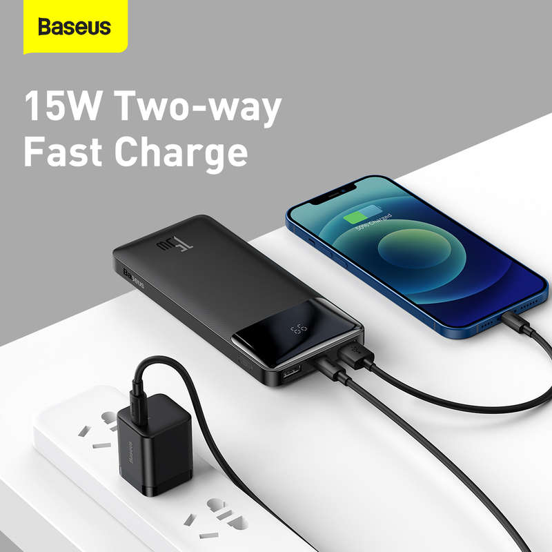 BASEUS Bipow Series Digital Display Power Bank 10000mAh 15W