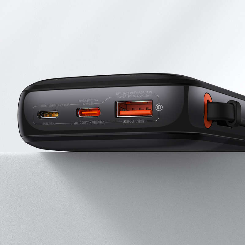 BASEUS Qpow Pro Digital Display Fast Charge Power Bank 10000mAh 20W Type-C