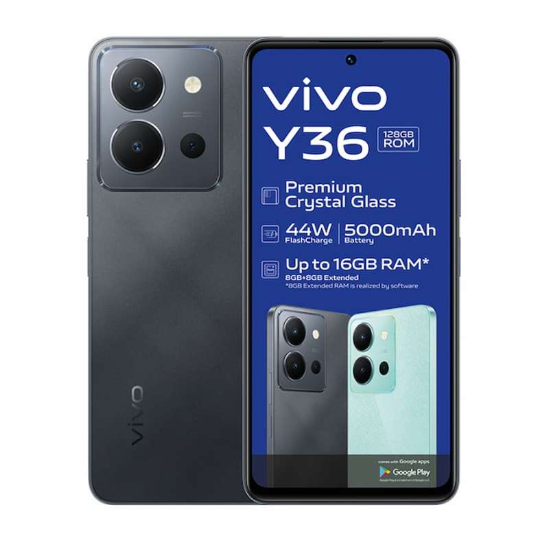 VIVO Y36 (Dual SIM) + FREE 10000mAh Power Bank & Phone Stand