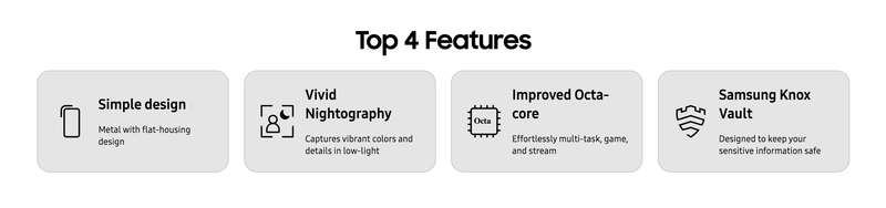 Samsung Galaxy A55 - 4 key features