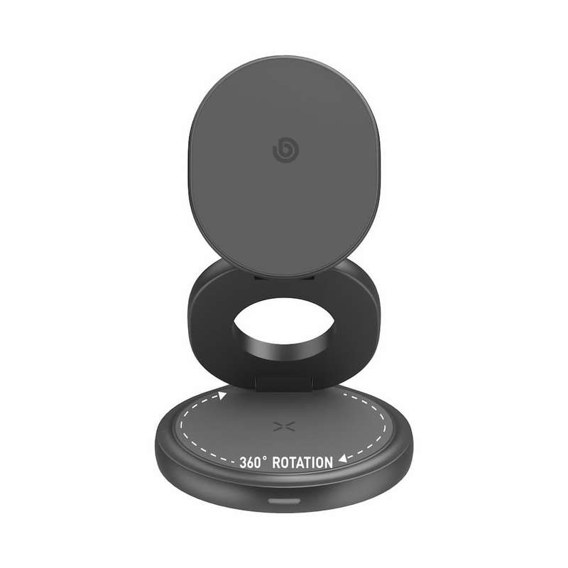 BAZIC GoMag Gyre 3-In-1 Wireless Charger (For Apple MagSafe)
