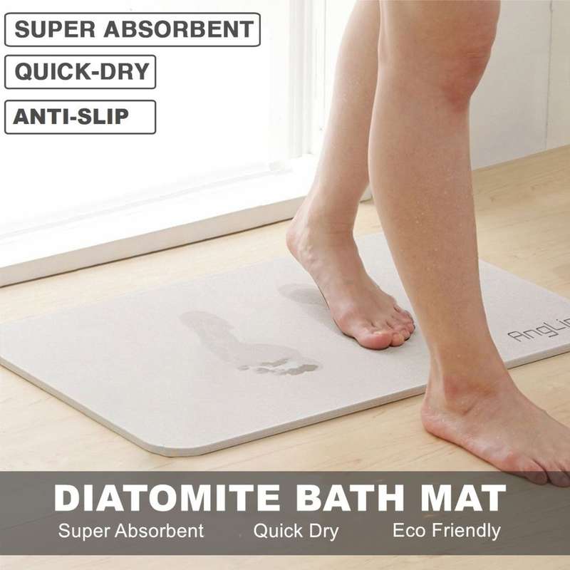 Bath Mat Diatom Mud Pink