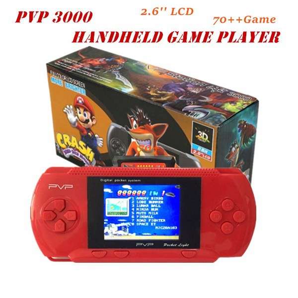 PVP Station Light 3000 Portable Game Console - Red