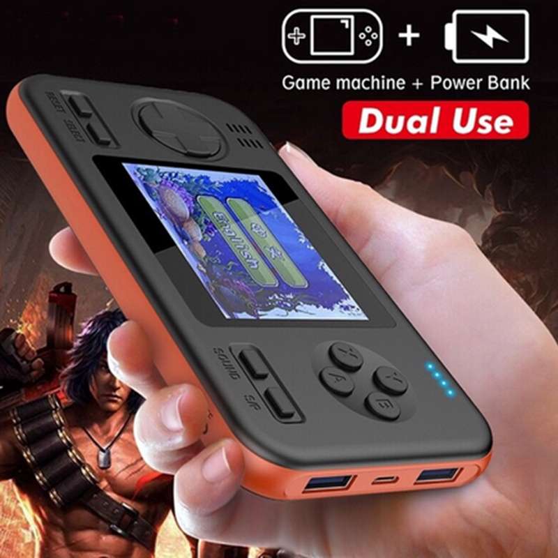 WANLE Handheld 416-in-1 Gamepad Console with 8000mAh Power Bank