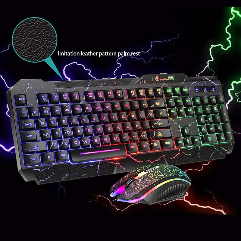 Shipadoo D620 Gaming Keyboard and Mouse