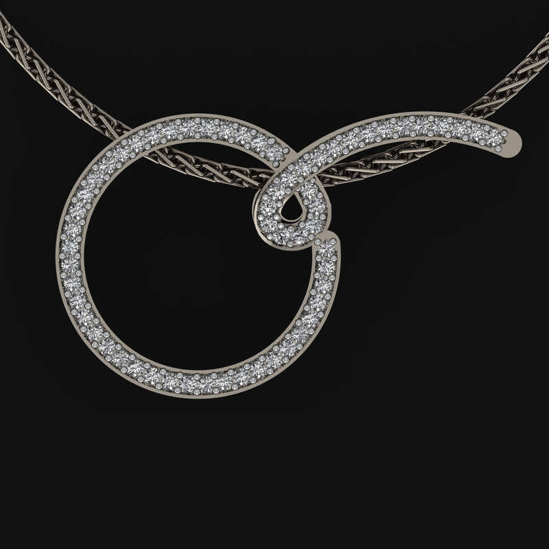 Cherry of Life with Gallery White-Gold