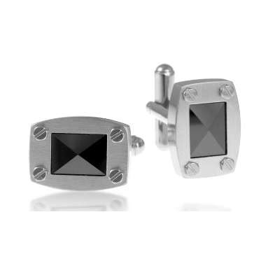 Steel cufflinks ARZ-Steel