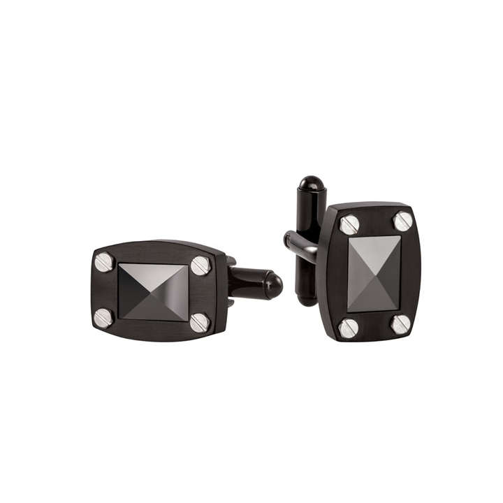 Steel cufflinks ARZ-Steel