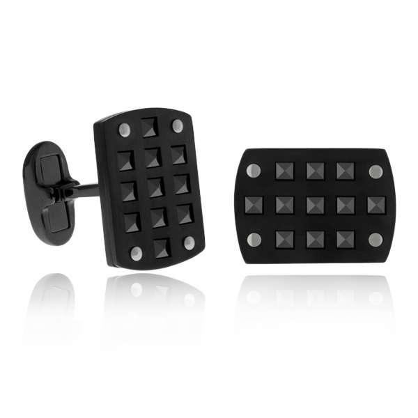 Steel black ceramic cuffs ARZ-Steel