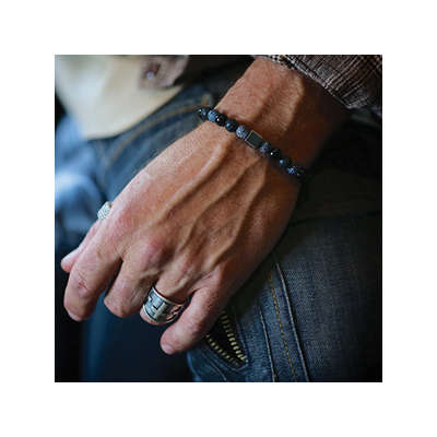 Armo Black Lava, Black Onyx and Weathering Agate Stones Armo Stone